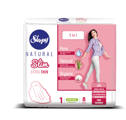 Natural Sanitary Towels Slim Extra thin 1